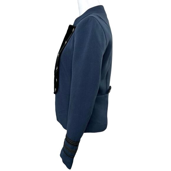 ONLY x ASOS Womens Size 6 Navy Jemina Military Jacket NWT Short Blazer EU 34 - Picture 6 of 13